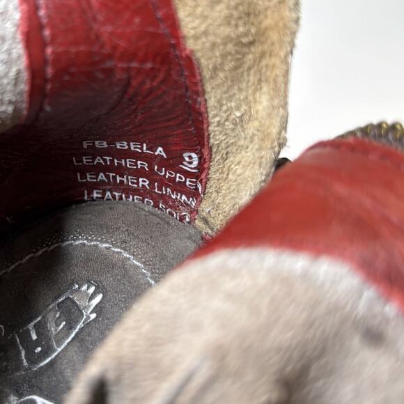 Freebird by Steven Bela Boots Gray Leather Snakeskin Peep Toe Ankle Booties Sz 9 - Picture 9 of 10